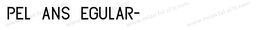 Opel Sans Regular字体转换
